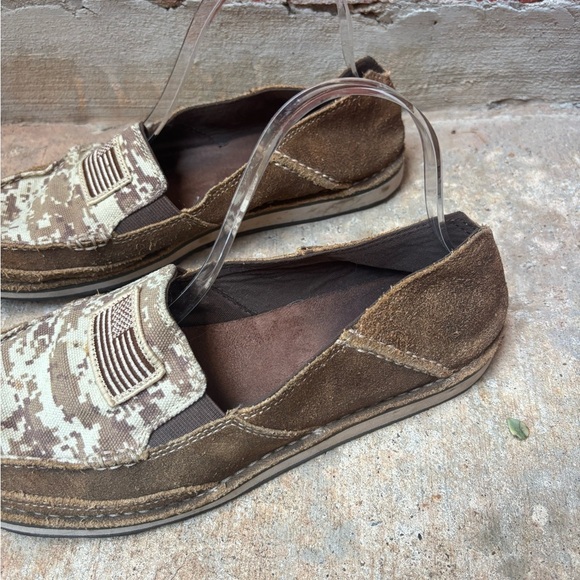 Ariat Mens 9.5 Cruiser Camo  Flag Patriotic Slip On Casual Loafers Shoes main image 6